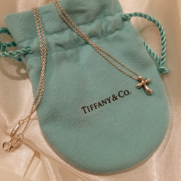 Tiffany & Co. Jewelry - ❤Tiffany & Co Sterling Silver Cross Necklace